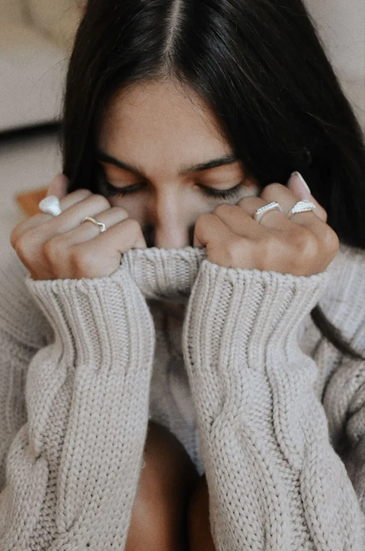 Maglione fatto a mano, ricordo della casa di stilista